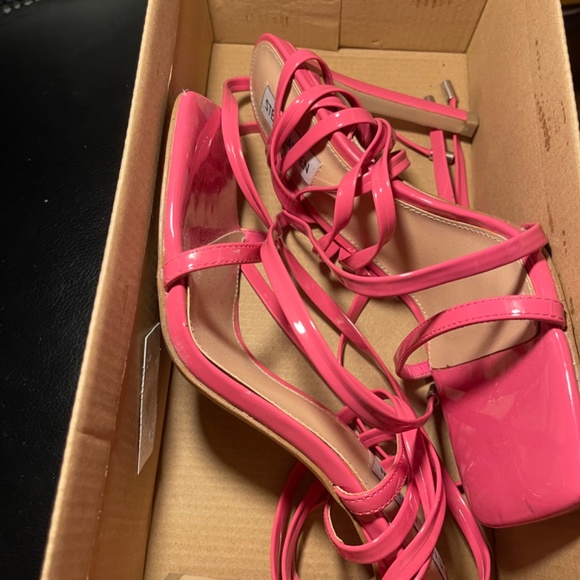 Steven Madden Pink heels sandals 8.5 - Picture 4 of 4